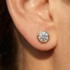 Bezel Round Studs