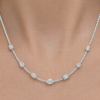 Multishape station necklace