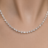 Multishape tilted necklace 75%