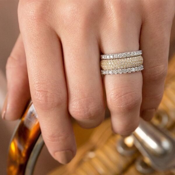 Full Pave Diamond Band