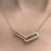 Duo Paperclip Pendant