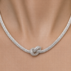 Tennis Bow Necklace