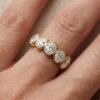 5 Stone Oval Bezel Eternity