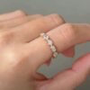 Pear East-West Bezel Eternity