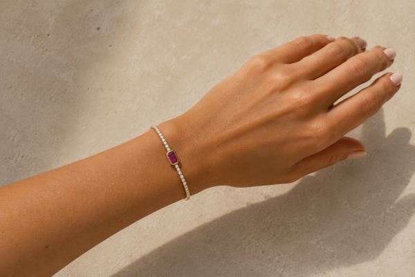 Tennis Ruby Bezel