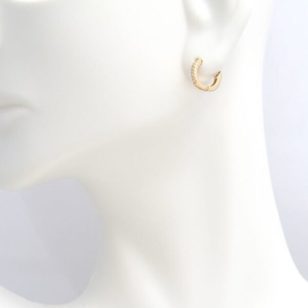 Mini Diamond Hoops