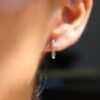 Mini Diamond Hoops