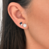 Toi et moi Sapphire and Pear studs