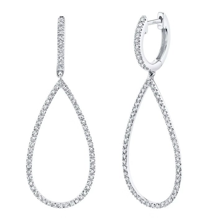 img_7216 Tear Drop Dangling Hoops